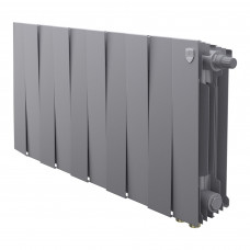 Радиатор биметаллический Royal Thermo PianoForte 300 Silver Satin 10 секций нижнее подключение НС-1682345 Радиатор биметаллический Royal Thermo PianoForte 300 Silver Satin 10 секций нижнее подключение НС-1682345
