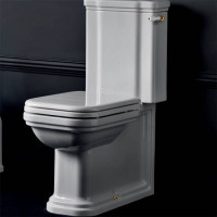 Унитаз-моноблок Kerasan Waldorf 68х40 см белый/золото 417901/411701/760391/756991
