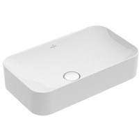 Раковина накладная Villeroy & Boch Finion 600х350х115 мм CeramicPlus альпийский белый 414361R1