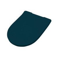 Крышка-сиденье для унитаза Artceram FILE 2.0 Slim soft-close petrolio/хром FLA014 42