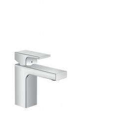 Смеситель для раковины hansgrohe Vernis Shape 100 однорычажный со сливным гарнитуром хром 71561000