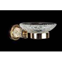 Мыльница подвесная Boheme Murano Cristal золото 10903-CRST-G