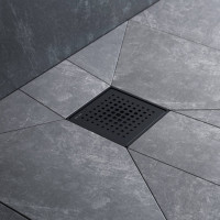 Трап для душа точечный AM.PM MasterFlow Point Cut Gradient 10 см черный матовый W01BD-P11-010-01BM