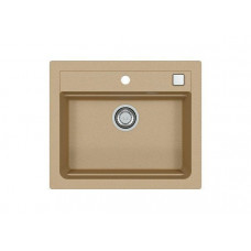 Мойка кухонная Alveus ATROX 30 Granital Beige G55 590x500 мм с сифоном 1131994/1132823
