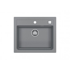 Мойка кухонная Alveus ATROX 30 Granital Concrete G81 590x500 мм с сифоном 1131995/1132823