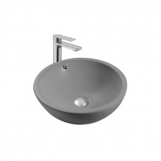 Раковина накладная AQUATON 440x440x175 мм матовый серый AQ5354-MG