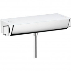 Термостат для душа Hansgrohe Ecostat Select внешнего монтажа белый/хром 13161400 Термостат для душа Hansgrohe Ecostat Select внешнего монтажа белый/хром 13161400