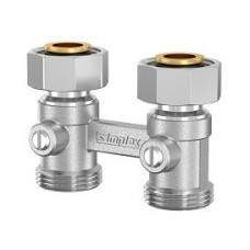 Узел нижнего подключения Simplex Standard Line D2/50 прямой 3/4x3/4 с конусными вставками F10015 Узел нижнего подключения Simplex Standard Line D2/50 прямой 3/4x3/4 с конусными вставками F10015