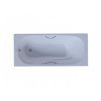 Ванна чугунная Aquanet Gamma 1500x750 мм с ножками и ручками AQ8050FH-00