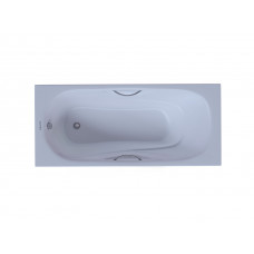Ванна чугунная Aquanet Gamma 1500x750 мм с ножками и ручками AQ8050FH-00