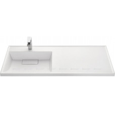 Раковина Aquaton Лондри 120 белая левая 1A72843KLH01L