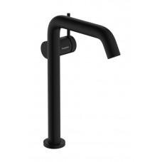 Смеситель для раковины hansgrohe Tecturis S 240 Fine CoolStart EcoSmart+ со сливным гарнитуром Push-Open матовый черный 73370670