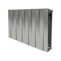 Радиатор биметаллический Royal Thermo PianoForte 500 Silver Satin 12 секций RTPFSS50012