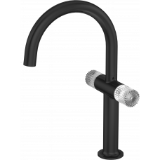 Смеситель для раковины Aqwella Murano черный глянцевый PVD AQM6011GB