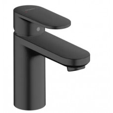 Смеситель для раковины Hansgrohe Vernis Blend 100 однорычажный без сливного гарнитура матовый черный 71580670 Смеситель для раковины Hansgrohe Vernis Blend 100 однорычажный без сливного гарнитура матовый черный 71580670