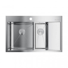 Кухонная мойка Omoikiri Akisame 78-2-L-IN 78x51 см нержавеющая сталь 4973062