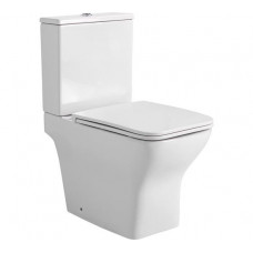 Унитаз напольный Aquanet Леон Квадро AQ2788T-00 с бачком, горизонтальный выпуск, Tornado, сиденье микролифт AQ2788T-00