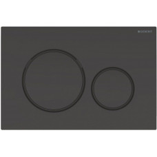 Клавиша смыва Geberit Sigma20 двойной смыв черный глянцевый 115.882.DW.1