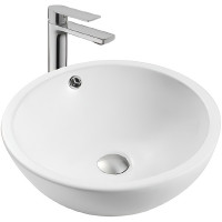Раковина накладная AQUATON 440x440x175 мм матовый белый AQ5354-MW