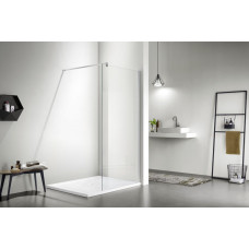 Душевая перегородка Aquanet Walk In WIW 10020CH 1000x2000 мм с держателем хром AQ WIW 10020CH
