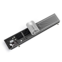 Внутрипольный конвектор Varmann Qtherm 230x75x1500 мм роликовая решетка алюминий U-рамка EC Q 230.75.1500 RR U EV1