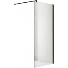 Душевая перегородка Aquanet Walk In WIW 09020BL 900x2000 мм с держателем черный профиль AQ WIW 09020BL