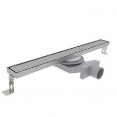 Трап душевой Plumberia Selection PS LINEAR 6x100 см комбинированный затвор нержавеющая сталь PSL100MT Трап душевой Plumberia Selection PS LINEAR 6x100 см комбинированный затвор нержавеющая сталь PSL100MT