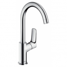 Смеситель для раковины Hansgrohe Logis поворотный излив с донным клапаном 71130000 Смеситель для раковины Hansgrohe Logis поворотный излив с донным клапаном 71130000