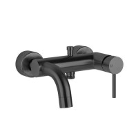 Смеситель для ванны Gessi Emporio Via Tortona подвесной с переключателем ванна-душ Black XL 18613#299