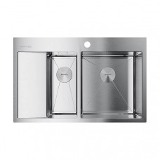 Кухонная мойка Omoikiri Akisame 78-2-R-IN 78x51 см нержавеющая сталь 4973063