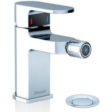 Смеситель для биде RAVAK Chrome CR 055.00 с донным клапаном X070055