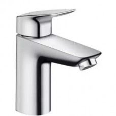 Смеситель для раковины hansgrohe Logis 100 однорычажный с клапаном Push-Open хром 71107000 Смеситель для раковины hansgrohe Logis 100 однорычажный с клапаном Push-Open хром 71107000