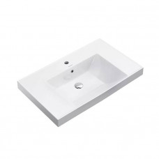 Раковина подвесная Kerama Marazzi Cubo 80.5х48.5 см белый глянцевый CU.wb.80