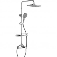Душевая система Rossinka Silvermix RS27-45 с верхней лейкой Тропический дождь RS27-45