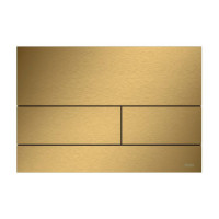 Панель смыва для унитаза TECE TECEsquare II металлическая PVD Brushed Gold Optic 9240847