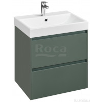 Тумба под умывальник подвесная Roca Ona 585x450x565 мм 2 ящика Зеленый матовый A857613513