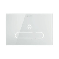 Клавиша смыва Duravit A.1 Plus белое стекло с подсветкой WD5013012060