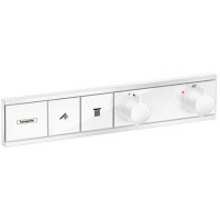 Термостат hansgrohe RainSelect скрытого монтажа для 2 потребителей матовый белый 15380700