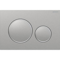 Клавиша смыва Geberit Sigma20 для двойного смыва круглая полированная сталь 115.882.SN.1