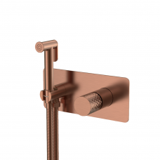 Гигиенический душ Boheme Stick со шлангом 150 см и внутренней частью copper brushed 127-CB Гигиенический душ Boheme Stick со шлангом 150 см и внутренней частью copper brushed 127-CB