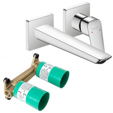 Комплект смесителя для раковины Hansgrohe Logis Fine скрытого монтажа 71256000/13622180 Комплект смесителя для раковины Hansgrohe Logis Fine скрытого монтажа 71256000/13622180