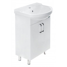 Тумба напольная Sanita Luxe Рондо 56 520х820х298 мм белая RNDSACW56013F1