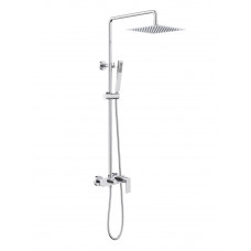 Душевая система Aquanet Лира AQ2465CR со смесителем для душа 250х250 мм хром AQ2465CR