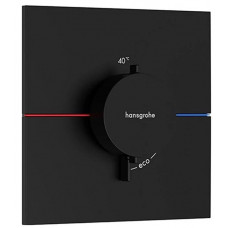 Термостат hansgrohe ShowerSelect Comfort E для 1 потребителя внешняя часть матовый черный 15574670