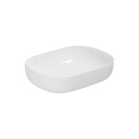 Раковина накладная Azzurra Elegance Zip 60x45x15 см без отв. без перелива ELLA060450Z0BI