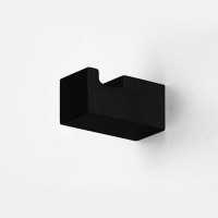 Крючок для ванной одинарный Colombo Design MiniQ черный матовый CD127.NM