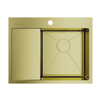 Кухонная мойка Omoikiri Akisame 65-R-LG 65x51 см светлое золото 4973084