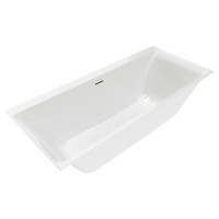Ванна встраиваемая Villeroy & Boch Subway 3.0 180х80 см Quaryl с ножками и сливом-переливом UBQ180SBW2DV-01