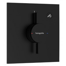 Смеситель для 1 потребителя hansgrohe DuoTurn E внешняя часть черный матовый 75617670