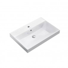 Раковина подвесная Kerama Marazzi Cubo 70.5х48.5 см белый глянцевый CU.wb.70